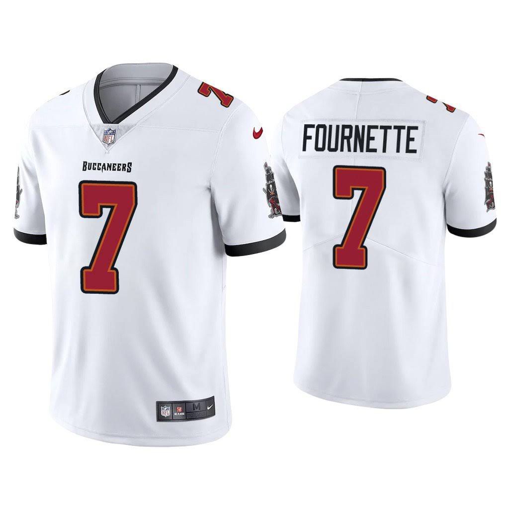 Men Tampa Bay Buccaneers #7 Leonard Fournette Nike White Vapor Limited NFL Jersey